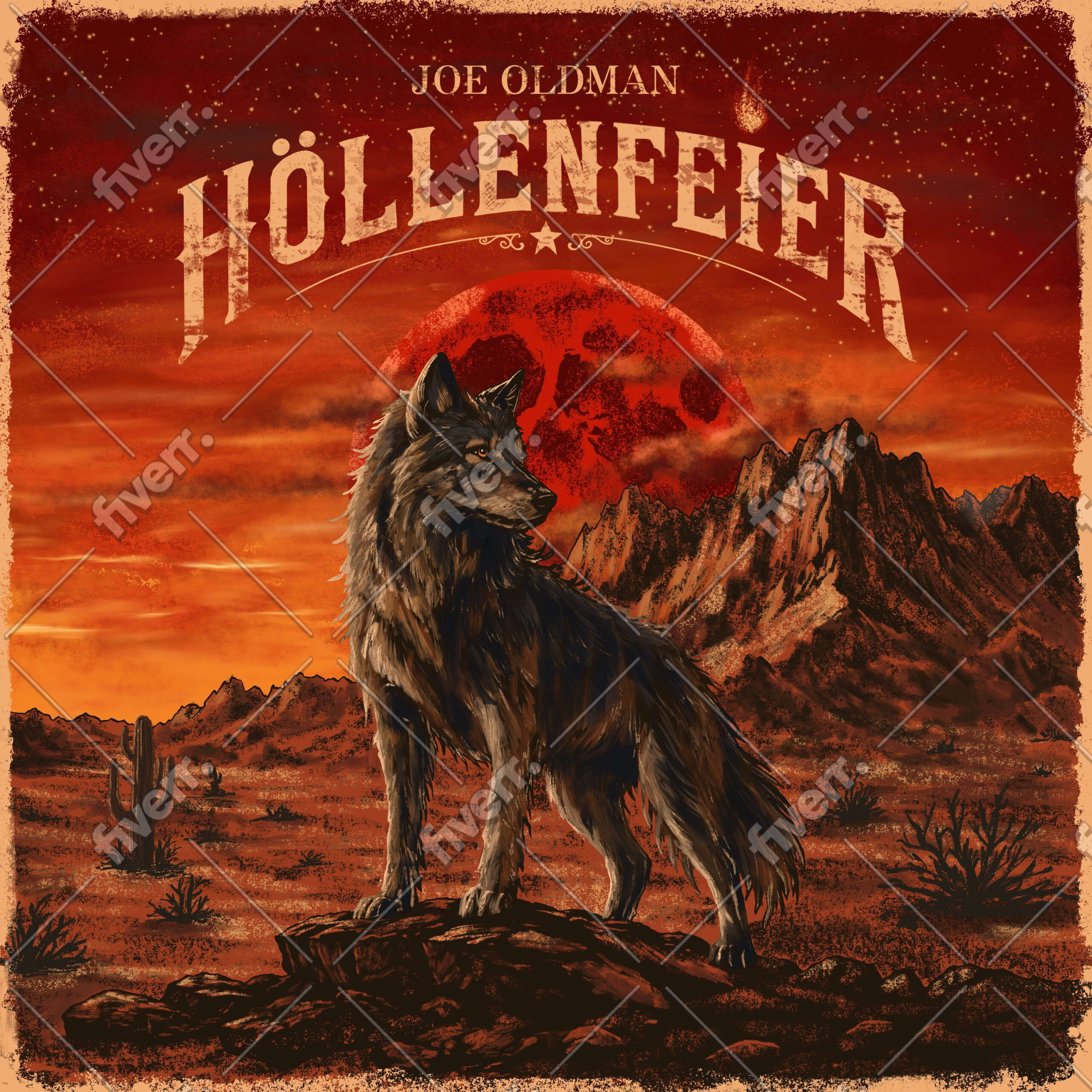 Joe Oldman – Höllenfeier (Albumcover)